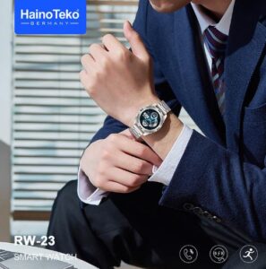 RW-23 haino teko هاینوتکو -مناسب اقایان رسمی- عکس ساعت هوشمند