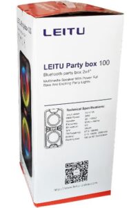 PARTY BOX 100 قیمت اسپیکر بزرگ - لیتو - مشخصات اطلاعات محصول