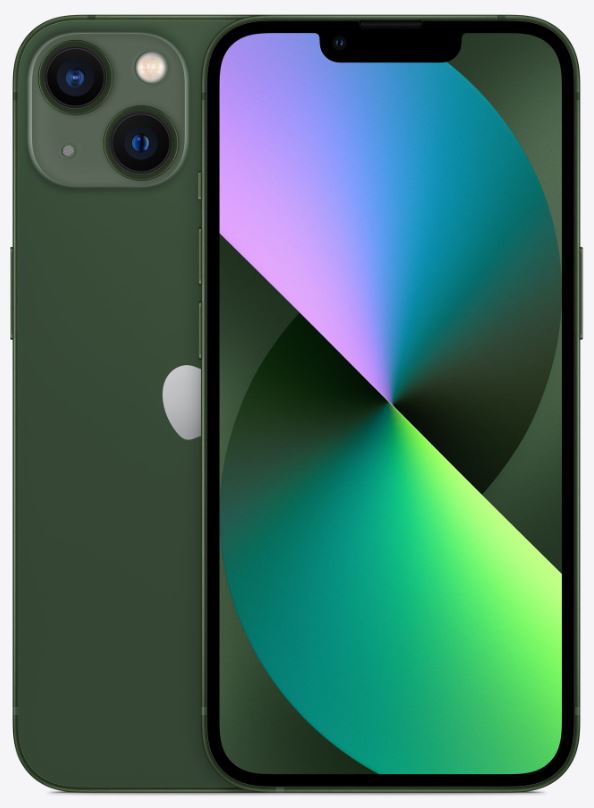 گوشی موبایل اپل مدل iphone 13 ch - رنگ سبز تصویر پشت