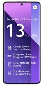 Redmi Note 13 Pro Plus 256gb - شیائومی ردمی نوت سیزده پرو پلاس پنج جی - تصویر عکس صفحه نمایش گوشی - مشخصات خصوصیات قابلیت ها - رنگ بنفش