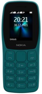 nokia 110 dual sim - نوکیا صدوده دو سیم کارت - صفحه کلید صفحه نمایش - رنگ سبز