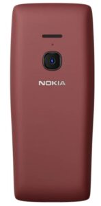 nokia 8210 4g - گوشی موبایل نوکیا هشتاد و دو ده چهار جی - دوربین پشت گوشی - رنگ قرمز تیره