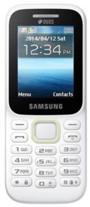 samsung b310e duos mobile phone - گوشی موبایل سامسونگ بی سی صد و ده ای داز موبایل فون - رنگ سفید صفحه کلید صفحه نمایش رنگ سفید