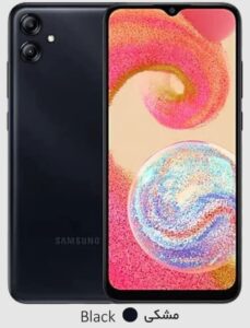 samsung galaxy a04e 128gb - گوشی موبایل سامسونگ گلکسی آصفر چهار ای صد و بیست و هشت گیگ - مشخصات خصوصیات قابلیت ها - رنگ مشکی