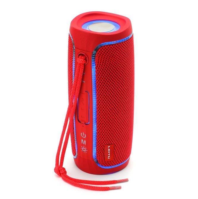 باند بلوتوث - وایرلس - بی سیم - شارژی بلندگو قابل حمل - همراه - لیتو LK-24 - جانبی گوشی - جانبی موبایل - رنگ قرمز