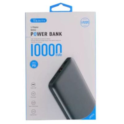 VERITY V-PU131PD 10000mAh Power Bank -جانبی گوشی janebigoshi.ir - پاور بانک 10 هزار جعبه