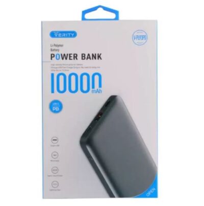 VERITY V-PU131PD 10000mAh Power Bank -جانبی گوشی janebigoshi.ir - پاور بانک 10 هزار جعبه