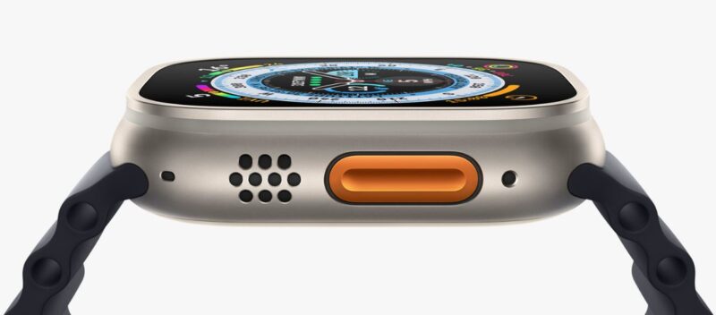 Apple watch ultra org - ساعت اپل با بند مشکی