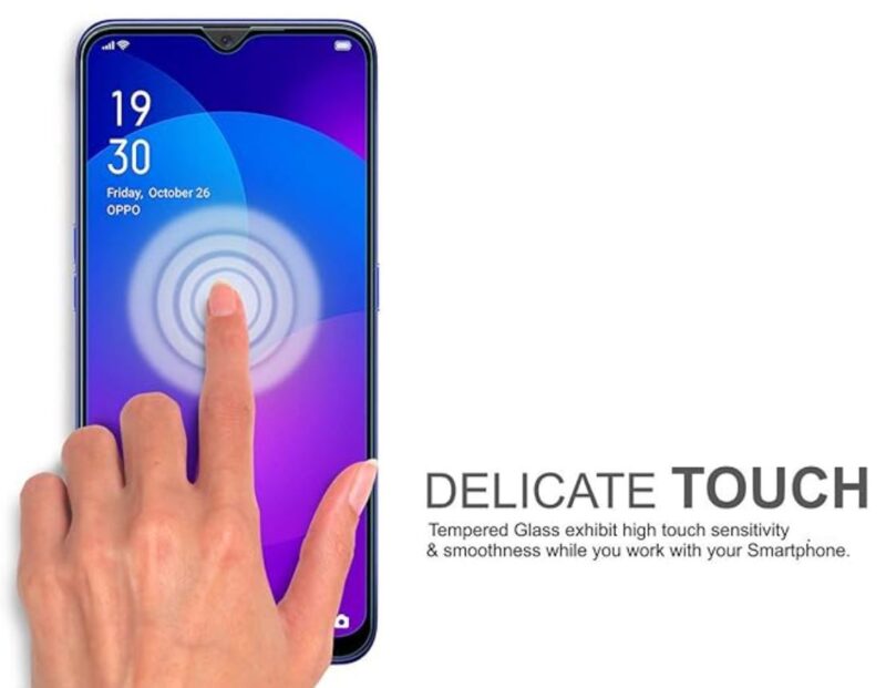 گلس A9 2019 - جانبی گوشی - تاچ خوب - محافظ صفحه نمایش