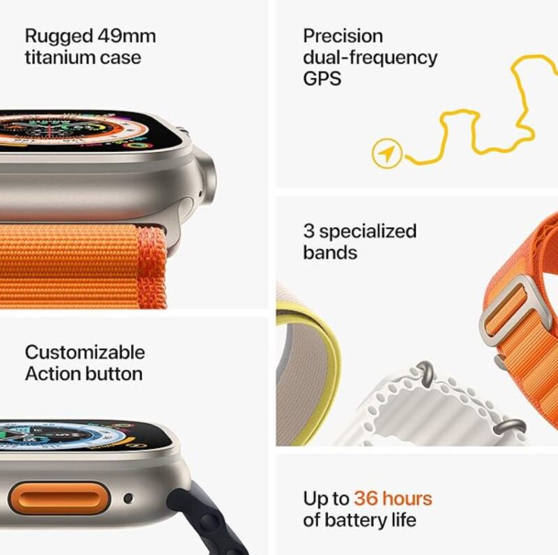 apple watch ultra قیمت - ویژگی های برتر ساعت هوشمن اصلی اپل