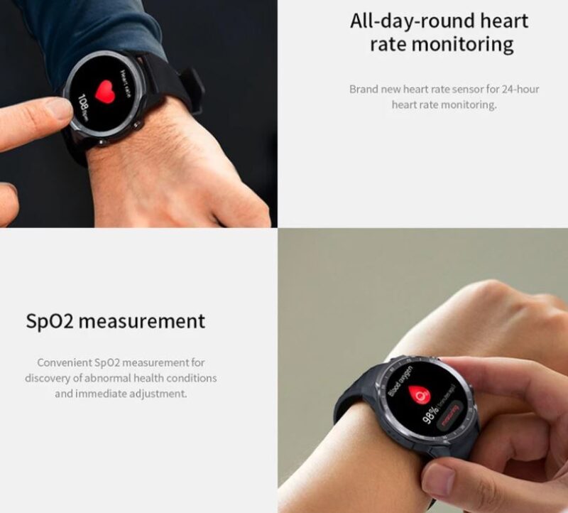 Xiaomi Mibro Watch A2 - شیائومی میبرو واچ آدو - حسگر های فشار خون - سنسور تپش قلب