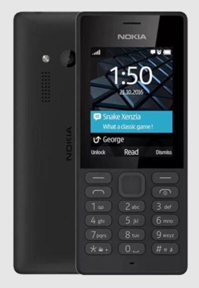 Nokia 150 Dual SIM - گوشی موبایل نوکیا صد و پنجاه دو سیم کارت - مشکی صفحه کلید برنامه ها