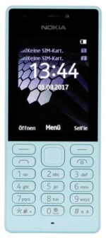 Nokia 216 Dual SIM - رنگ آبی نوکیا دویست و شاندزده دو سیم کارت منتاژ - کیبورد صفحه کلید دکمه ها صفحه نمایش