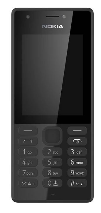 Nokia 216 Dual SIM - نوکیا دویست و شاندزده دو سیم کارت منتاژ - مشکی رنگ