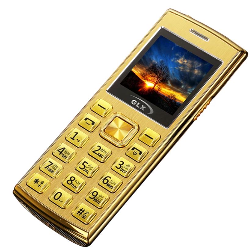 glx 2690 - رنگ گولد - گوشی موبایل جی ال ایکس بیست و شش نود - صفحه کلید دکمه ها صفحه نمایش برنامه ها