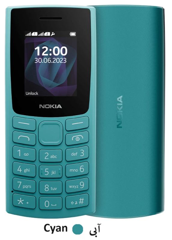 nokia 105 2023 - موبایل نوکیا صدوپنج دوهزار و بیست و سه - رنگ آبی