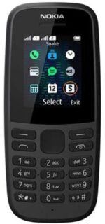 nokia 105 fa - نوکیا صد و پنج اف آ - گوشی موبایل مشکی رنگ