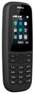 nokia 105 fa - نوکیا صد و پنج اف آ - گوشی موبایل مشکی رنگ - مشخصات خصوصیات قابلیت ویژگی ها