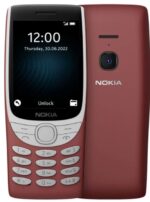 nokia 8210 4g - گوشی موبایل نوکیا هشتاد و دو ده چهار جی - رنگ قرمز تیره