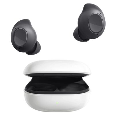 samsung galaxy buds fe - ایرپاد هندزفری سامسونگ گلکسی بدس اف ای - رنگ سفید کیس و مشکی گوشی ها