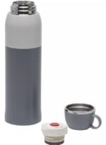 فلاسک ۱ لیتری - تصویر - Xiaomi Funjia Qujia Simple Portable Thermos Cup 1000ml - در و فنجان