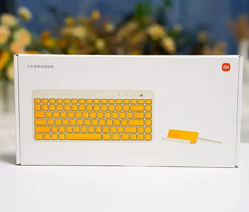 کیبورد بی سیم شیائومی - Xiaomi XMBXJP01YM portable dual-mode keyboard -جعبه و کارتن محصول