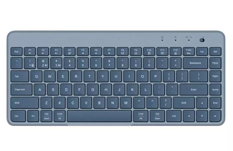 کیبورد بی سیم شیائومی - Xiaomi XMBXJP01YM portable dual-mode keyboard -رنگ آبی