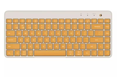 کیبورد بی سیم شیائومی - Xiaomi XMBXJP01YM portable dual-mode keyboard -رنگ زرد - قیمت خرید فروش