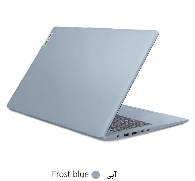 Ideapad Slim3 i3 1305U 8GB 256GB - لبتاپ لنوو - درب نیمه باز شده آبی - مشخصات خصوصیات امکانات