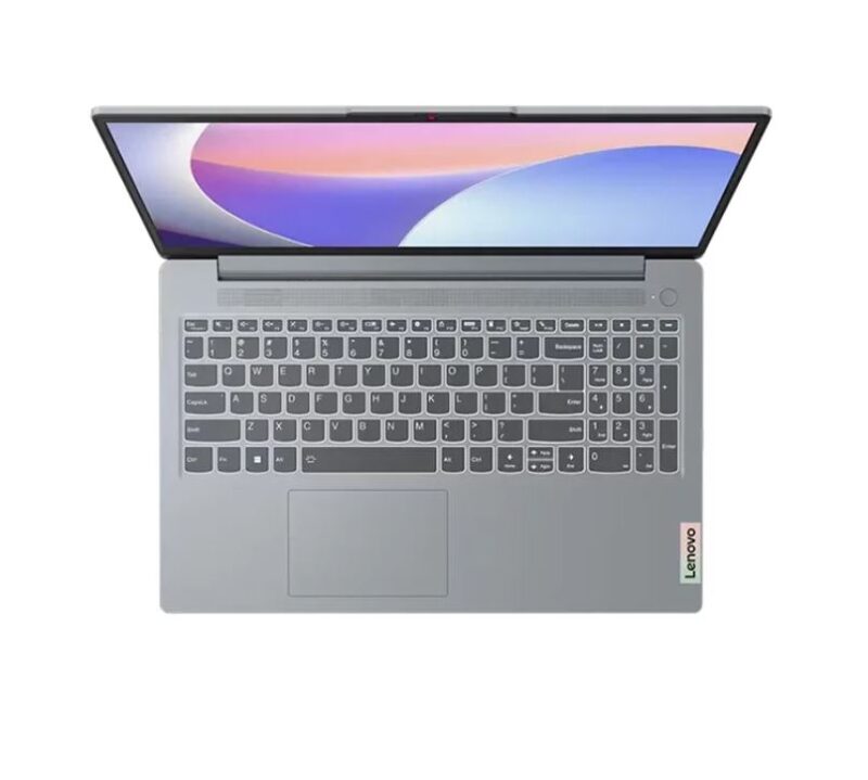 Ideapad Slim3 i3 1305U 8GB 256GB - لبتاپ لنوو - صفحه کلید و درب از بالا - رنگ خاکستری - قیمت خرید فروش