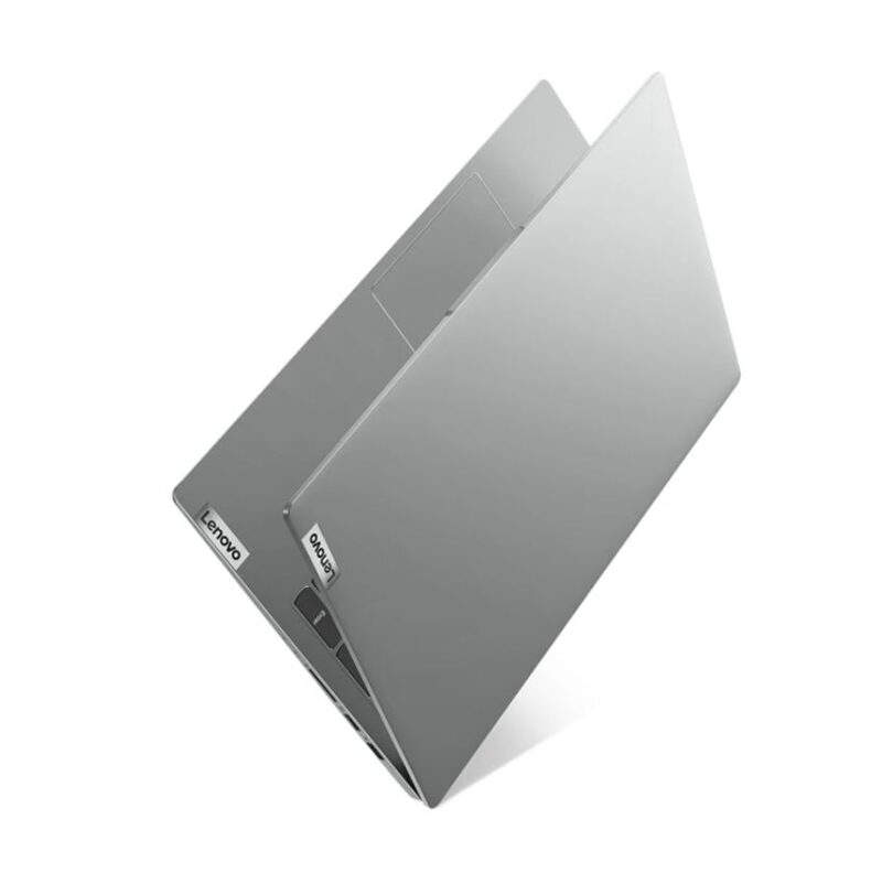 Lenovo IdeaPad 5 15IAL7 i5 1235U - لبتاپ لنوو - رنگ خاکستری - تصویر نیمه باز شده - قیمت مشخصات معرفی