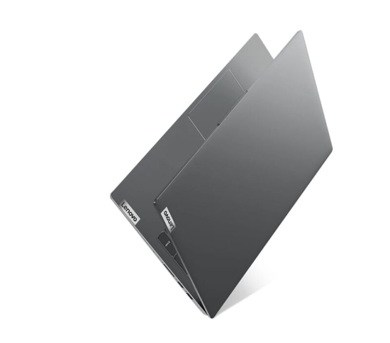 Lenovo IdeaPad 5 15IAL7 i5 1235U - لبتاپ لنوو - رنگ خاکستری تیره - تصویر نیمه باز شده - قیمت مشخصات معرفی