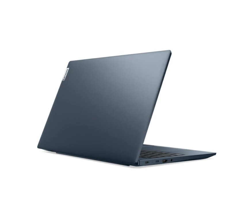 Lenovo IdeaPad 5 15IAL7 i5 1235U - لبتاپ لنوو - رنگ سرمه ای - تصویر باز شده از پشت - قیمت مشخصات معرفی