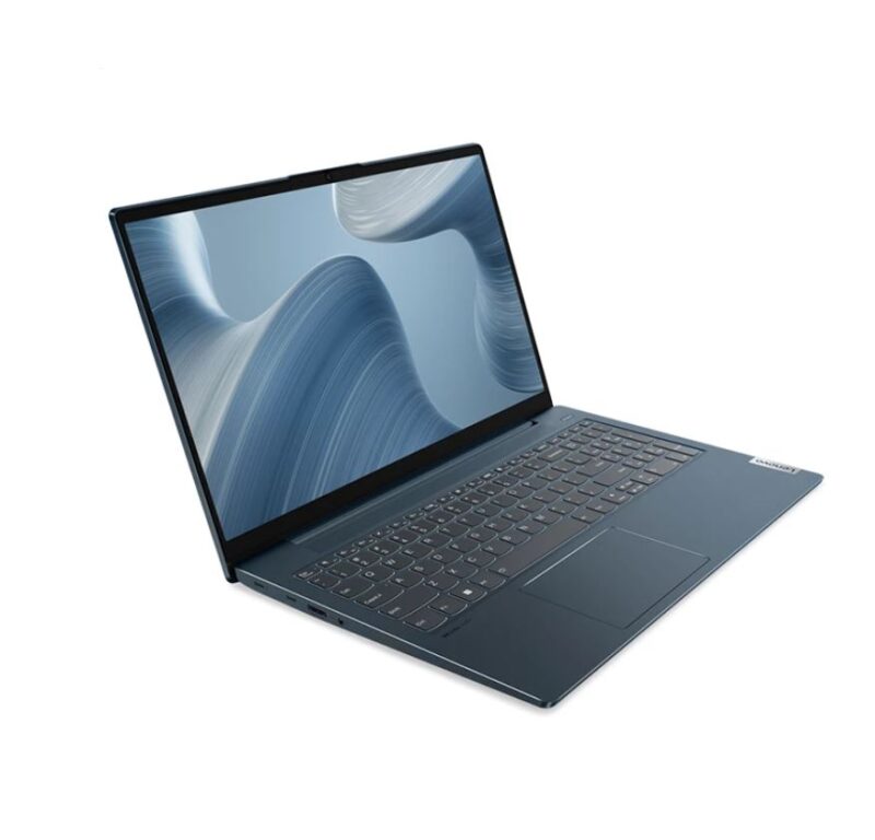 Lenovo IdeaPad 5 15IAL7 i5 1235U - لبتاپ لنوو - رنگ سرمه ای - تصویر باز شده - قیمت مشخصات معرفی