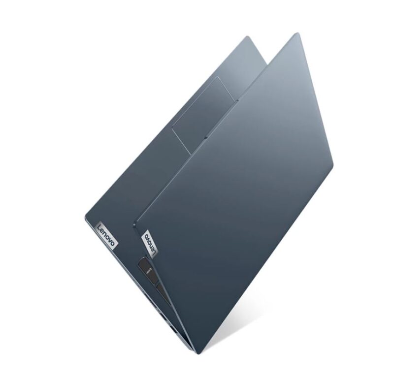 Lenovo IdeaPad 5 15IAL7 i5 1235U - لبتاپ لنوو - رنگ سرمه ای - تصویر نیمه باز شده - قیمت مشخصات معرفی