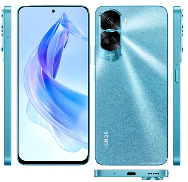 honor 90 lite 5g - گوشی آنر نود لایت پنج جی - خصوصیات قابلیت ها مشخصات - آبی