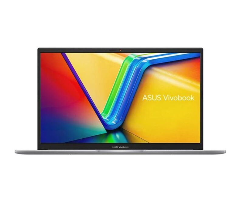 laptop asus vivobook 15 x1504va i7 1355u - تصویر از جلو کنار نقره ای - صفحه نمایش