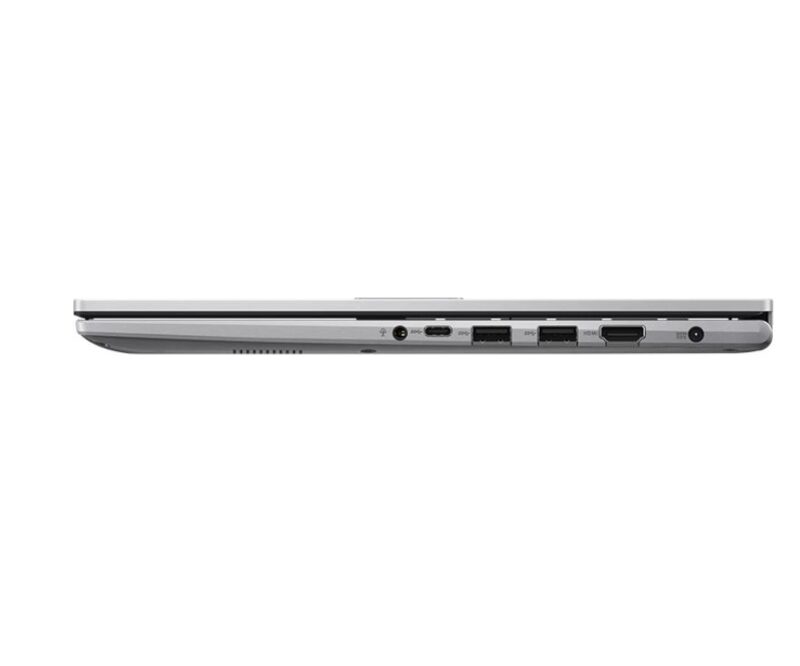 laptop asus vivobook 15 x1504va i7 1355u - تصویر از سمت راست نقره ای - تعداد پرت ها