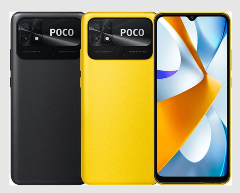 xiaomi poco c40 - گوشی موبایل شیائومی پوکو سی چهل - صفحه نمایش تصویر عکس پشت گوشی - رنگبندی