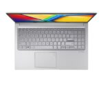 لپ تاپ ایسوس 15.6 اینچی مدل Vivobook 15 X1504VA i3 1315U 8GB 512GB - تصویر از بالا صفحه کلید نقره ای - خصوصیات امکانات