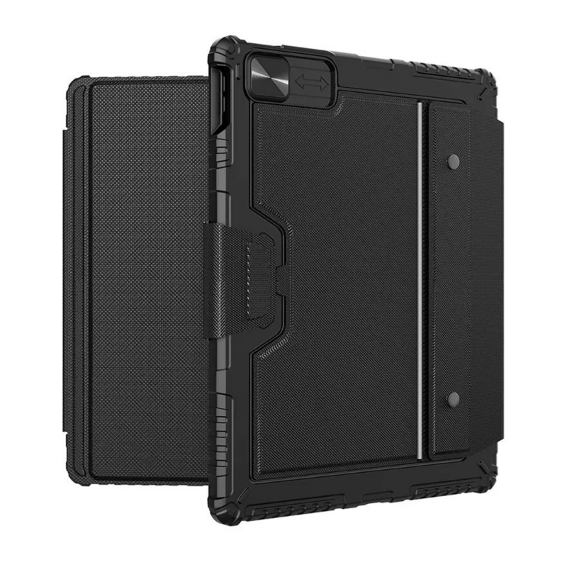 کیف کلاسوری تبلت اپل iPad Pro 12.9 (2020) - (2021) - (2022) نیلکین مدل Bumper Combo Backlit Keyboard به همراه کیبورد
