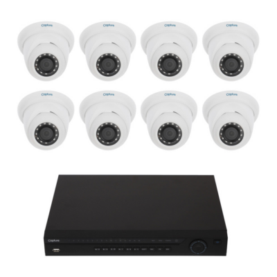 دوربین مداربسته کپچر مدل R2-IP8CHKIT به همراه ضبط کننده