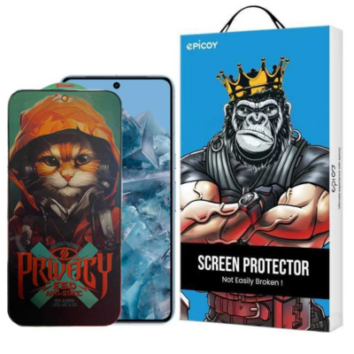 گلس حریم شخصی گوشی گوگل Pixel 9 Pro XL اپیکوی مدل Privacy Hoodie Cat